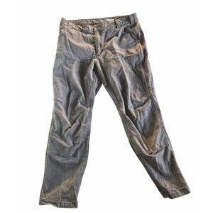 Carhartt Canvas Work Pants Mens 38x34 Gray Double Knee BN2802-M